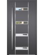 LIM 09E - enkel modern entrédörr i aluminium