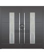 LIM 12C double - modern dubbel aluminiumdörr med glas