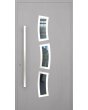 LIM W334 - modern ytterdörr i aluminium