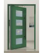 PIVOT C2 - pivothängda ytterdörrar i aluminium med glas