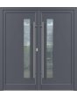 LIM C8 double - dubbel modern entrédörr i aluminium
