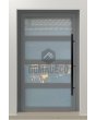 PIVOT C9 - pivotdörr i glaserad aluminium