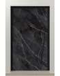 LIM Calacatta - Aluminiumdörr med gångjärn täckt med Calacatta Black sintrad kvarts