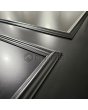 LIM CL06 double - klassiskt utformad traditionell gångjärnsdörr i aluminium med glas
