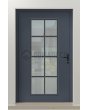 PIVOT CL06 - klassiskt utformad traditionell aluminiumdörr med glas