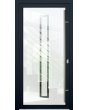 LIM-BATCH Glass S9 - ursprung frostad ytterdörr med transparent dekor