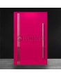 Roze moderne buitendraaiende deur