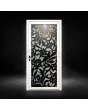 LIM G1 - Glasdörr i aluminium med dekorativ panel