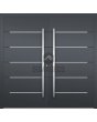 LIM Integra inox double - modern dubbeldörr i aluminium
