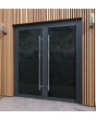 LIM-BATCH VL19 double - Lacobel glasaluminiumdörr