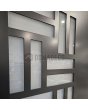 LIM VFL2 double - dubbel ytterdörr i aluminium med dekorativt glas