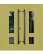 LIM Mors double - modern fransk entrédörr i aluminium