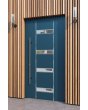 LIM 09E - enkel modern entrédörr i aluminium