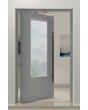 PIVOT CL05S - klassiskt glaserad traditionell pivothängda ytterdörrar i aluminium