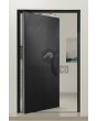 PIVOT V63 - pivotdörr i aluminium med fräst mönster