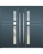 LIM Chip-C double - modern dubbel aluminiumdörr med glas