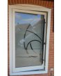 LIM-BATCH Glass S16 - aluminium frostad ytterdörr med transparent dekor