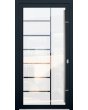 LIM-BATCH Glass S - frostad huvuddörr med transparent motiv