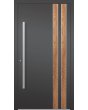 LIM V28 - entrédörr i aluminium med trädekor