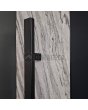 PIVOT V41 - aluminum ytterdörr pivot med vit sten sten textur