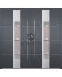 LIM W322 double - inbrottsskyddande dubbeldörr i aluminium med glas